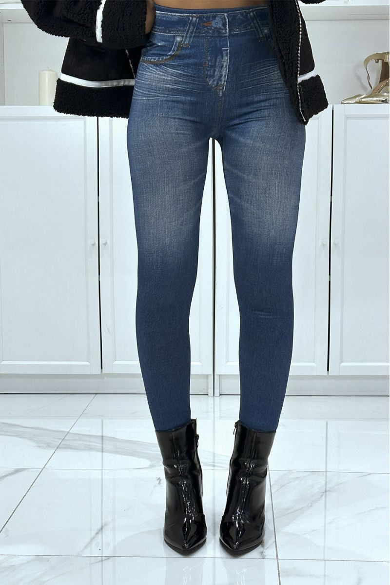 Legging bleu 