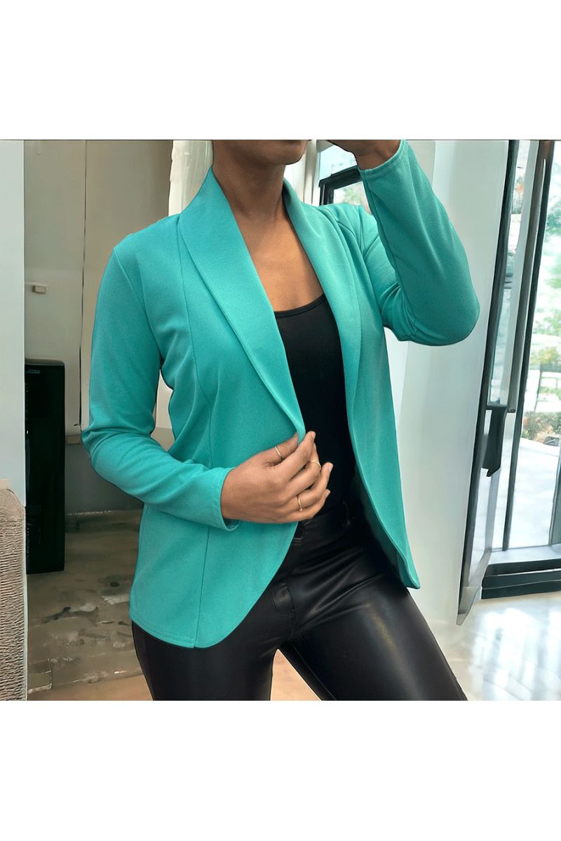 Blazer bleu femme 