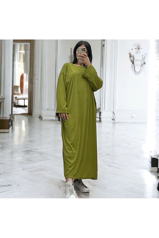 Robe longue verte 