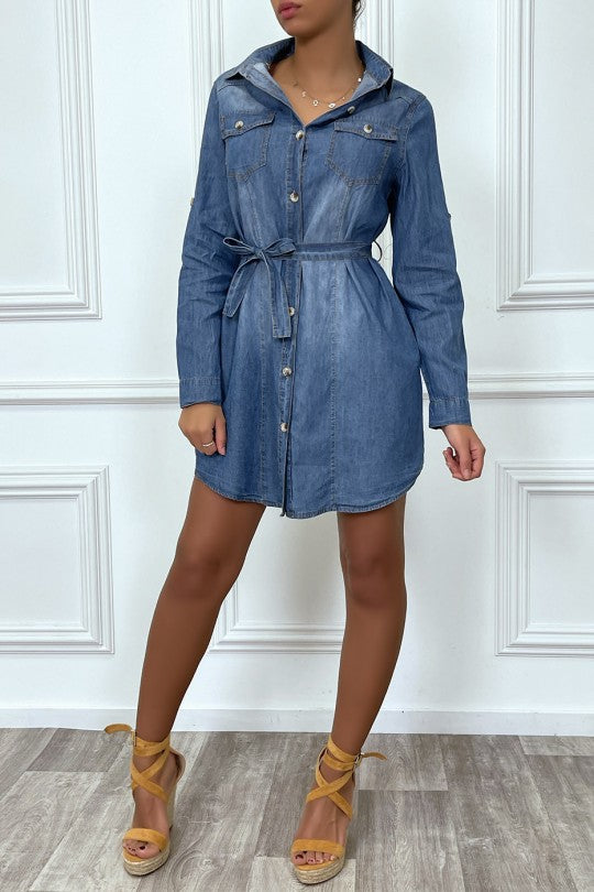 Robe en jean