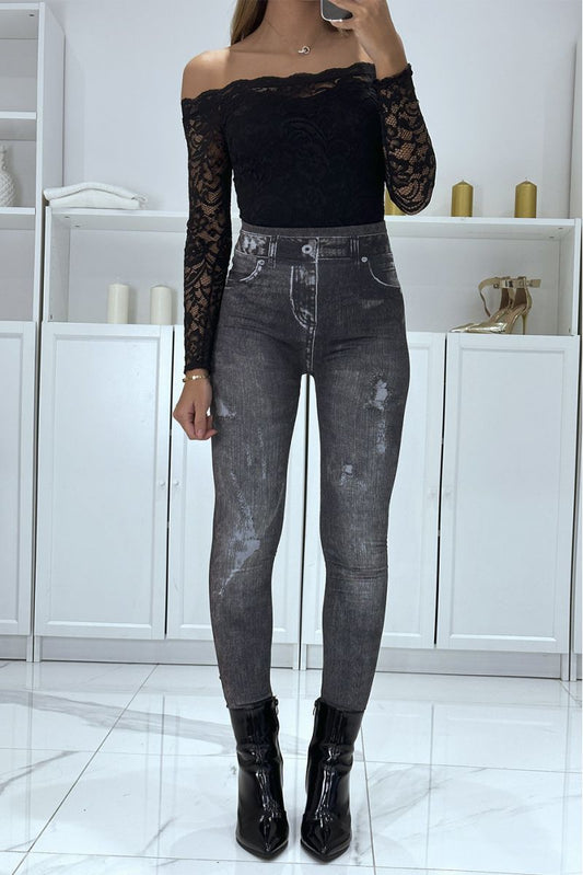 Legging non transparent